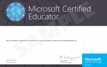 Pelatihan dan Sertifikasi Internasional Microsoft Certified Educator