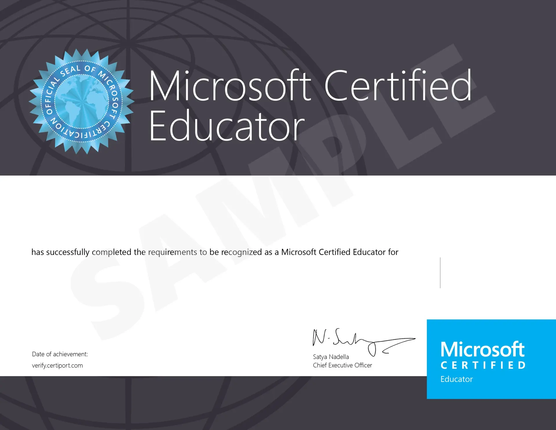 Pelatihan dan Sertifikasi Internasional Microsoft Certified Educator