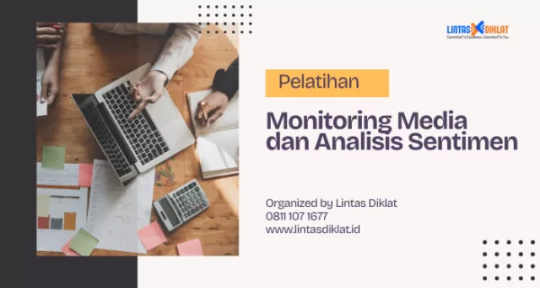 Pelatihan monitoring media dan analisis sentimen